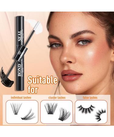 Lash Bond and Seal | Strong Hold Waterproof Cluster Lash Glue for DIY Individual Extensions | Gentle Non-Irritating Formula - Buy Online on SooperMarket.com