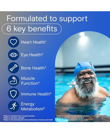 One A Day Multivitamin For Men 50 Plus-Daily Vitamins For Men With Vitamins A B C D E Calcium Selenium Magnesium And Zinc To Support Immune Bone Heart And Eye Health And Energy 250 Tablets - Buy Online on SooperMarket.com