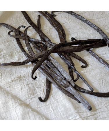 Grade 1 Madagascar Organic Vanilla Bourbon Pods - Aroma Labs French Brand - 3 Pack (15-18 cm) - Gourmet Black, AB Certified - Buy Online on SooperMarket.com