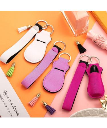 30-Piece Lipstick Holder Keychain with Wristlet & Colored Tassel Pendants for Women - Perfect for Travelling - Buy Online on SooperMarket.com
