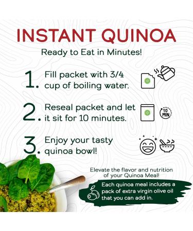 Wild Zora Organic Quinoa Bowls - Herb Roasted Chicken Flavor (3-Pack) | Gluten-Free, Quick & Tasty Meals with Lentils and Olive Oil | Pantry Staple Instant Meal Option - Buy Online on SooperMarket.com