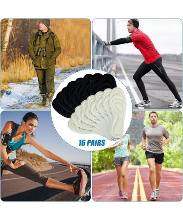 16 Pairs 3D Memory Foam Shoe Inserts | Men Women Comfort Insoles for Foot Pain Relief - Buy Online on SooperMarket.com