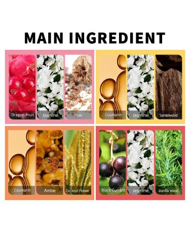Women's Perfume Spray Fruity Fragrance Perfume Mist Portable Long Lasting Fresh Glamour Spray Brazilian Perfume for Women Bodymoisturize Skin Fragrance Mist 3.17oz - Buy Online on SooperMarket.com