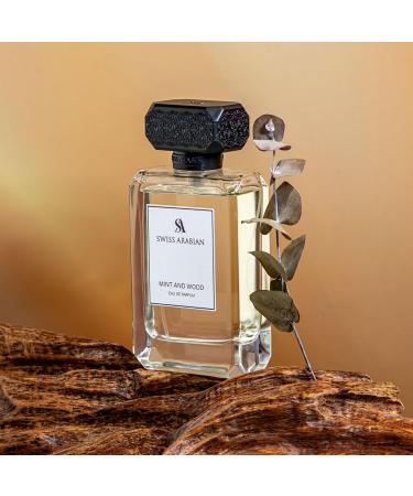 Swiss Arabian Mint and Wood for Men - Sophisticated Modern Man's Fragrance - Spicy Woody Fragrance with Lemon Cardamom and Tonka Bean - 3.4 oz - Buy Online on SooperMarket.com
