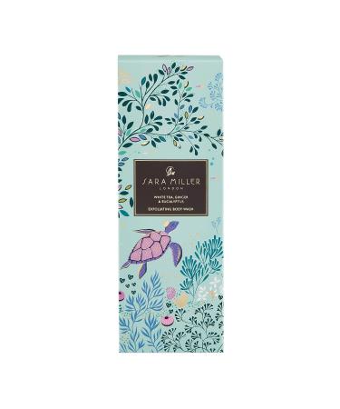 Sara Miller Exfoliating Shower Gel - White Tea Ginger & Eucalyptus 150ml | Revitalize & Refresh Your Skin - Buy Online on SooperMarket.com