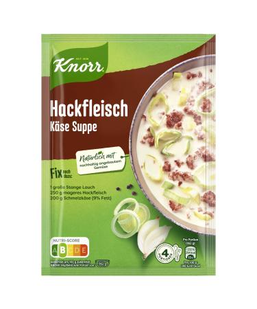 KNORR FILM MISSION HOCK MEAICH CHEE Soup for a delicious soup with hack without taste -enhancing additives 58g (1 -pack) 58 g (1 Pack)
