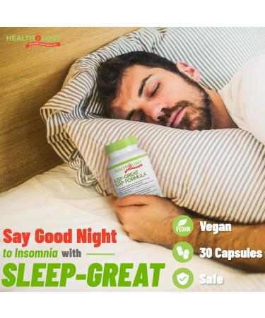 Healthology Sleep-Great Natural Sleep Aid Supplement (30 Capsules) - Buy Online on SooperMarket.com