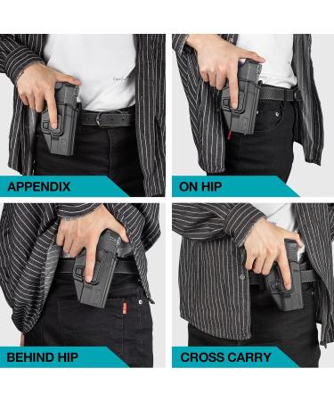 OWB Holster for Taurus G2C/G3C, PT111/PT140 - Level II Retention, 360 Adjustable, Right Hand Draw - Buy Online on SooperMarket.com