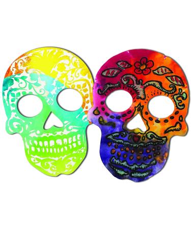 Color Diffusing Sugar Skulls - Vibrant DIY Craft Kit for Kids and Adults - Buy Online on SooperMarket.com