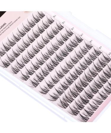 D.I.Y. Wispy D Curl Eyelash Extension Kit - 63Pcs Cluster Lashes with Waterproof Bond & Seal, Tweezers Included | Goddvenus G-manga - Buy Online on SooperMarket.com