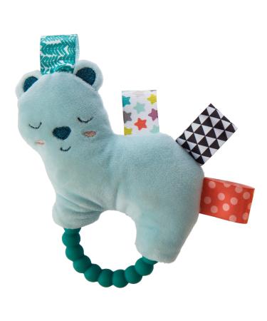 Taggies Original Shake & Teethe Baby Teether Rattle  5-Inches  Arctic Bear