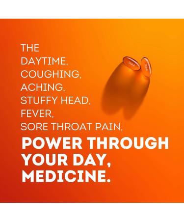 Vicks DayQuil Cold and Flu Medicine Cough Suppressant Nasal Decongestant Pain & Fever Reducer Non-Drowsy Formula 16 Liquid Capsules 16 Count - Buy Online on SooperMarket.com