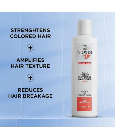 Nioxin System 4 Scalp Cleaning Shampoo & Therapy Conditioner Set for Color Treated Hair with Progressed Thinning - Buy Online on SooperMarket.com