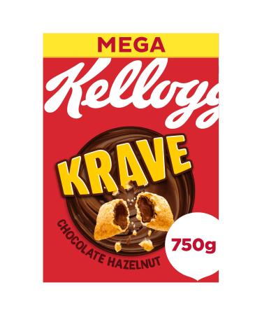 Kellogg's Krave Chocolate Hazelnut Breakfast Cereal 750g