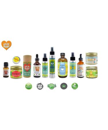 BALM! Baby Spray - All Natural Diaper Rash Cream for Cloth Diapers | Vegan Herbal Skin Aid | 4oz - Buy Online on SooperMarket.com