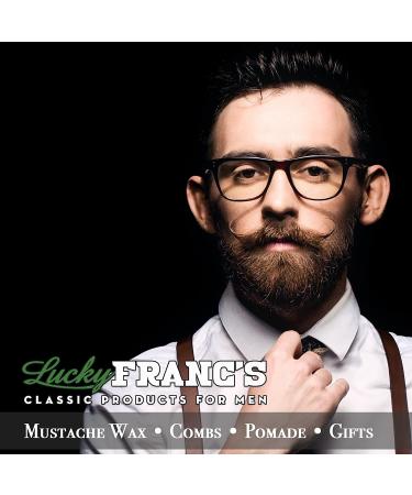 Lucky Franc's Beard Trimming Kit with Japanese Scissors and Ox Horn Combs for Men - Handmade Beard Care Set - Buy Online on SooperMarket.com