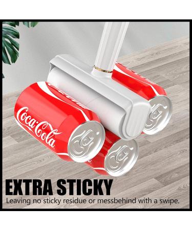MIELIKKI Extra Sticky Lint Roller for Pet Hair - 60 Sheets Portable Lint Remover for Clothes Furniture & Carpet - Ideal for Dog & Cat Hair - White 16cm - Buy Online on SooperMarket.com