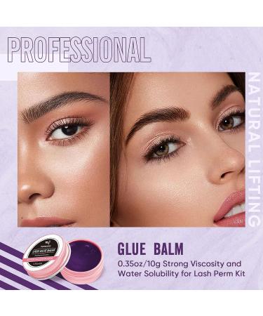 PERMANIA 2023 Lash Lift Balm 0.35oz - Grape Flavored Adhesive for Strong Viscosity and Water Solubility - Eyelash Perm Kit Essential - Buy Online on SooperMarket.com