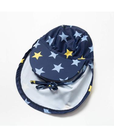 Baby Boys UPF 50+ Sunsuit with Zipper Swimwear & Sun Hat - Navy Star 9-12 Months - Buy Online on SooperMarket.com
