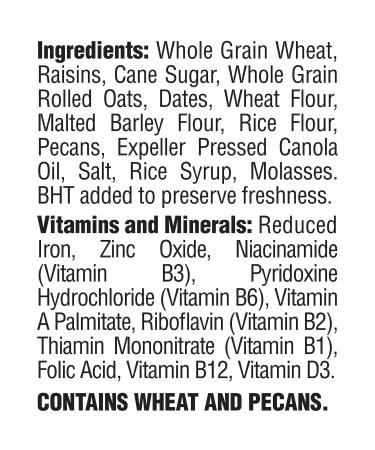 Great Grains Raisins, Dates & Pecans Cereal - 16oz | Whole Grain Breakfast Option - Buy Online on SooperMarket.com