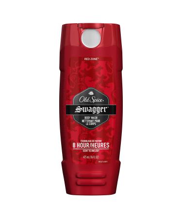 Old Spice Body Wash Red Zone Swagger 16-Ounce Bottle (Pack of 3) Swagger 16 Fl Oz (Pack of 3)