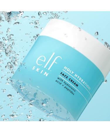 e.l.f. SKIN Holy Hydration Face Cream Moisturizer with Hyaluronic Acid - 1.8 Oz | Vegan & Cruelty-Free - Buy Online on SooperMarket.com