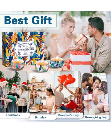Encoun 12PCs Scented Candle Gift Set - Aromatherapy Soy Wax Candles for Women | Perfect for Mother's Day Birthdays & Special Occasions - Buy Online on SooperMarket.com