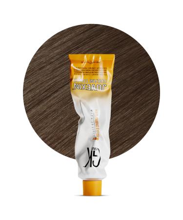 GK HAIR Global Keratin Semi Permanent Hair Cream Color with 87+ Shades (3.4 Fl Oz/100ml) Nourishing & Cleansing Colors for Styling Long Lasting Natural Toner Intensive Naturals - 8.0 Light Blonde