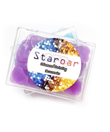 Staroar Diamond Painting Tools - 40 Pack of Wax for Diamond Panting Diamond Art Accessories Purplex40