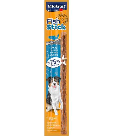 Buy Vitakraft Salmon Dog Snacks - Fish Stick Treats 50 Pack (15g Each) | Premium Quality for Happy Dogs - International Shipping Available - Buy Online on SooperMarket.com