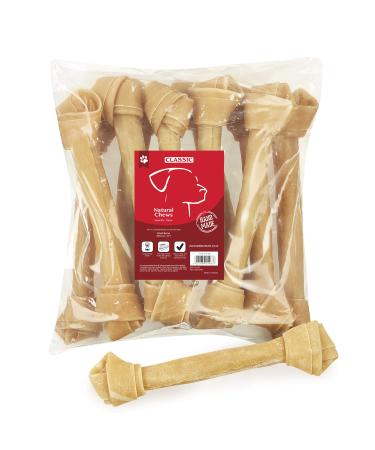Classic Pet Products Rawhide Knot Bone 305 mm/ 12-inch Pack of 10