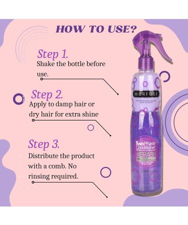 Morfose Leave-in Conditioner with Keratin 400 ml & 220 ml Pack | International Shipping Available - Buy Online on SooperMarket.com