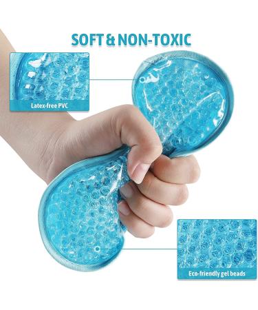 KOLTECH Cooling Gel Eye Mask - Reusable Hot Cold Pack for Stress Relief & Eye Care (Blue) - Buy Online on SooperMarket.com