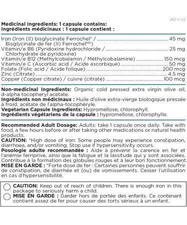 Platinum Naturals - EasyIron Extra Strength Capsules 60 Vegan Liquid Caps - Enhanced Red Blood Cell Formation Gentle on the Stomach - Iron Bisglycinate with B6 & B12 Vitamins Ideal for Men & Women - Buy Online on SooperMarket.com