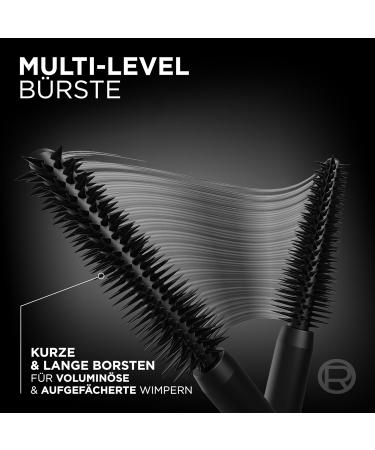 L'Or al Paris Mascara for Extra Definition & Volume | Panoramic Brush Million Lashes Black 10.5ml - International Shipping Available - Buy Online on SooperMarket.com
