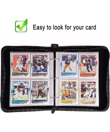 Card Binder for Football, Trading, MTG & TCG - Holds 400 Cards, 50 Removable Pages - Multicolor Collector Holder - Buy Online on SooperMarket.com