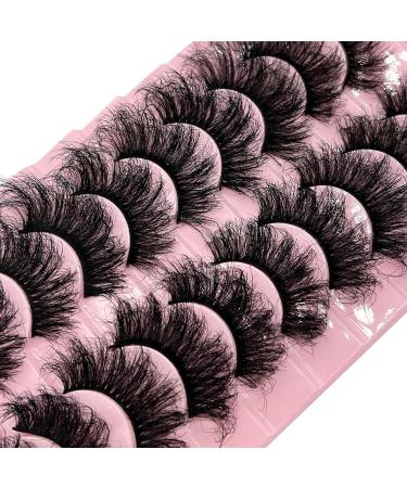 TIKILEY 06 Fluffy Mink Lashes - 20MM Dramatic D Curly Cat Eye 3D Mink Lashes - Natural False Eyelashes Pack - Buy Online on SooperMarket.com