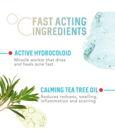 Hydrocolloid Acne Patches (120 Pack) with Tea Tree Oil - Pimple Stickers for Healing Acne - Zit Patch Treatment - Buy Online on SooperMarket.com