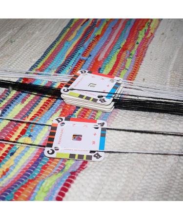EXCEART Weaving Shuttle and 100Pcs Tablet Weaving Cards - DIY Weaving Supplies for Loom and Inkle Loom | Paper Business Cards for Weaving Accessories - Buy Online on SooperMarket.com