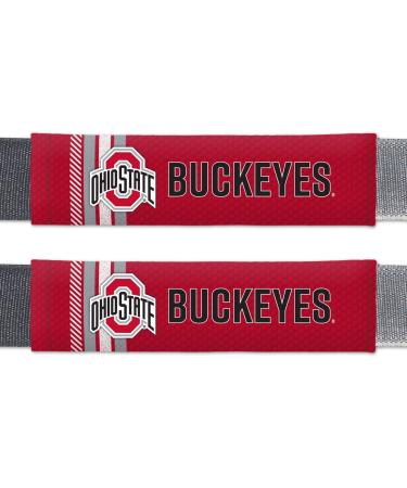 Fremont The NCAA Fan Shop Rally Seat Belt Pads Universal Fit Ohio State Buckeyes Universal Fit Team Colors