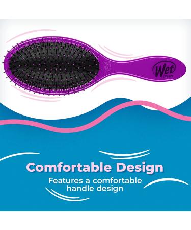 Buy Wet Brush Original Detangler Brush - Purple | Tangle-Free Hair Solution - Buy Online on SooperMarket.com