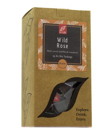 LuLin Teas Wild Rose Biodegradable Pyramid Teabags 45 g 15 Teabags Teabags 15 Teabags