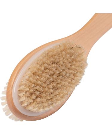 K-Pro Back Brush with Long Handle - Dual-Sided Soft & Hard Bristles for Ultimate Body Care | International Shipping - Buy Online on SooperMarket.com