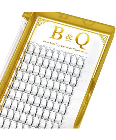 Pre Made Fan Eyelash Extensions 6D-0.07C-9mm Long Stem Premade Fans Eyelash Extension 0.07 0.10 C/D Curl Pre Made Russian Lashes Premade Russian Volume Lashes (6D-0.07C 9mm) 6D-0.07-C 9 mm