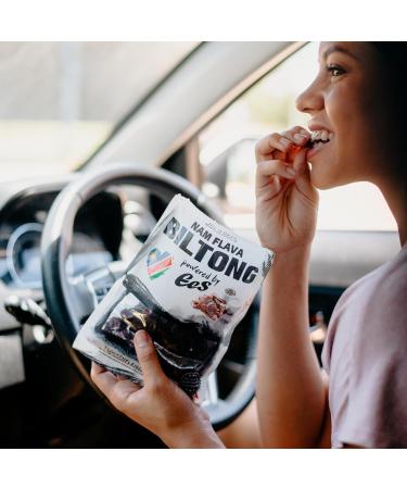 Nam Flava Original Biltong 500g - Premium Beef Jerky High Protein Dried Meat - International Shipping Available - Buy Online on SooperMarket.com