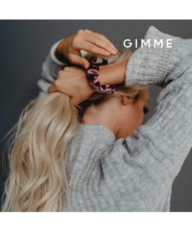 Gimme Beauty Satin-Soft Hair Scrunchies for Sleep - Black (3 Pack) - Buy Online on SooperMarket.com