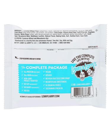 Lenny & Larry's White Chocolate Macadamia Cookies 4 oz - Deliciously Crunchy Treat - Buy Online on SooperMarket.com