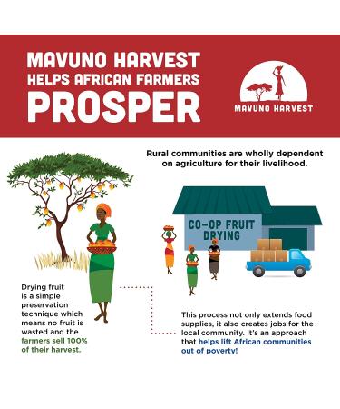 Organic Dried Banana - Mavuno Harvest Direct Trade (1 lb) | Healthy Snacking - Buy Online on SooperMarket.com