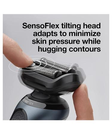 Braun Series 6 6075cc Electric Foil Shaver for Men | Wet & Dry Shave with Beard Trimmer | Clean & Charge SmartCare Center | Rechargeable Waterproof Razor in Black - Includes Leather Travel Case - Buy Online on SooperMarket.com