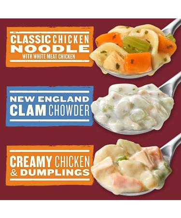 Campbell's Chunky Healthy Request New England Clam Chowder 18.8oz Can (Case of 12) - Buy Online on SooperMarket.com